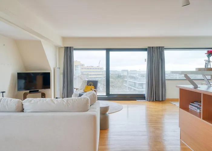 Spacious Duplex With Beautiful View Near The Sea Apartamento Koksijde